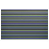 Tan, Green, Midnight Blue, Black und White Lines Stoff (Yard (91,4 cm))