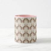 Tan Greyhound Coffee Tasse (Zentrum)