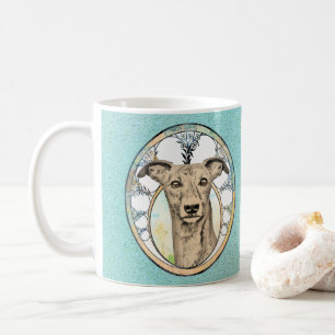Tan Greyhound Kaffeetasse