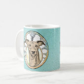 Tan Greyhound Kaffeetasse (Vorderseite Links)
