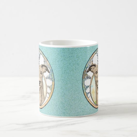 Tan Greyhound Kaffeetasse (Mittel)