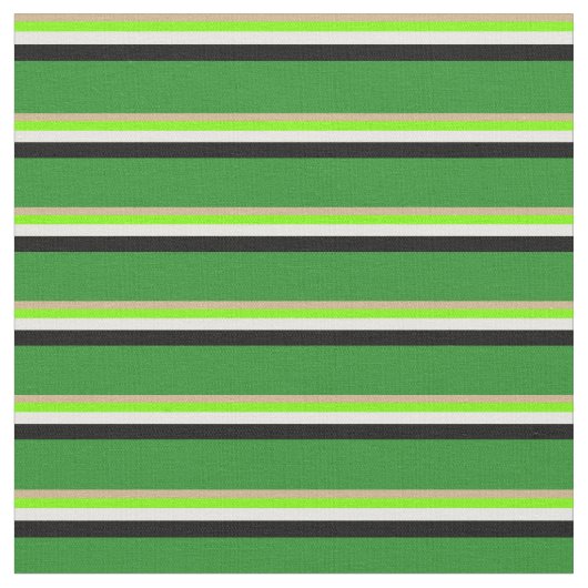 Tan, grün, weiß, schwarz und waldgrün gefärbt stoff (Nahaufnahme)