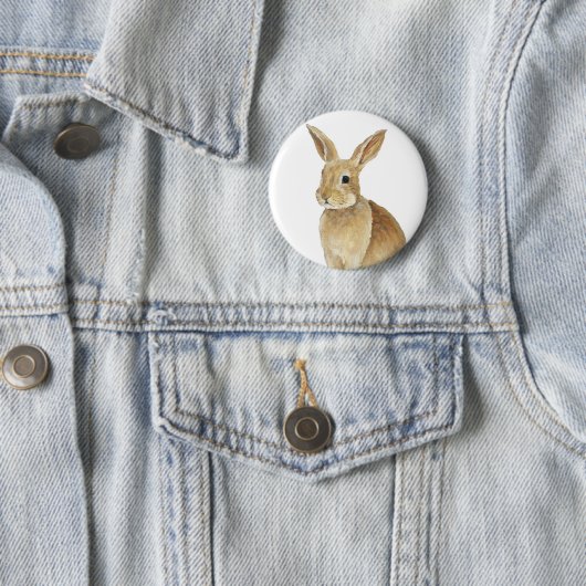 "TAN-Häschen" Rabbitt Kunst-Knopf Button (Beispiel)
