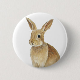 "TAN-Häschen" Rabbitt Kunst-Knopf Button