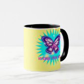 Tan hermosa como mariposa tasse (VorderseiteRechts)