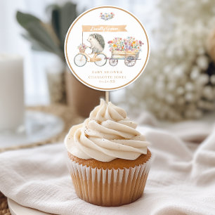 Tan Igel Baby Shower Fevor Sticker - Vor Ort