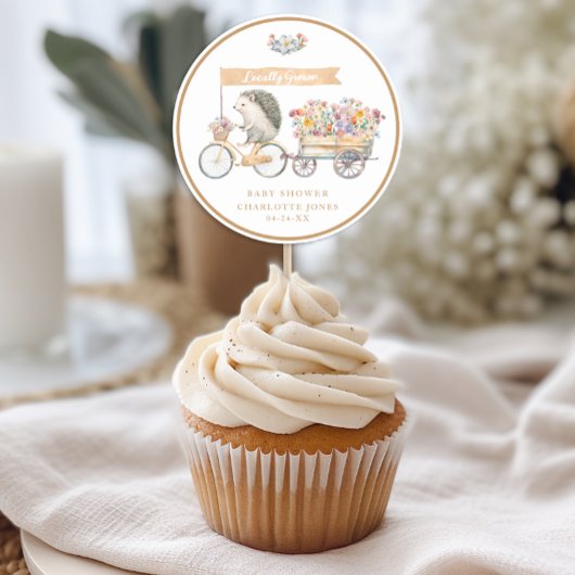 Tan Igel Baby Shower Fevor Sticker - Vor Ort