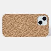 Tan Imitats Leather Phone Case - Sleek und stilvol (Rückseite (Horizontal))