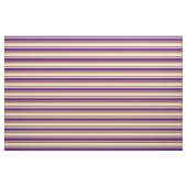 Tan, Indigo und Goldenstab-Muster Stoff (Fat Quarter (45,7 x 55,9 cm))