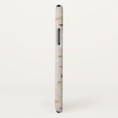 Tan Italian Terrazzo Tile Mit Monogramm Case-Mate iPhone Hülle (Hinten/Rechts)