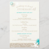 Tan Ivory Niedlich Beach Hochzeitreise (Vorderseite)