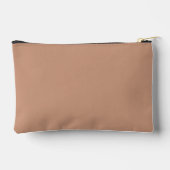 Tan-Kalligraphie-Monogramm Zubehörtasche (Rückseite)