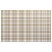 Tan Kariert Stoff (Fat Quarter (45,7 x 55,9 cm))