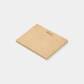 Tan Klassisch Trendig Post-it Klebezettel (angewinkelt)