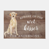 Tan Labrador Dog Personalisiert Door Mat Fußmatte (Vorderseite)