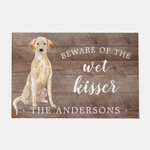 Tan Labrador Dog Personalisiert Door Mat Fußmatte