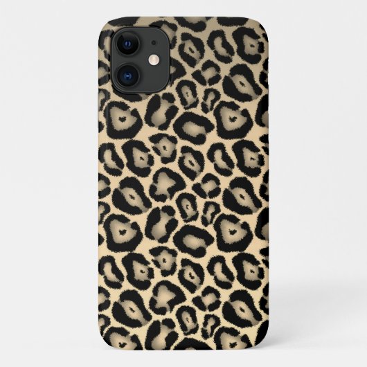 Tan Leopard Case-Mate iPhone Hülle (Rückseite)