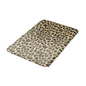 Tan Leopard Print Badematte (Schrägansicht)