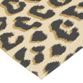 Tan Leopard Print Kurzer Tischläufer (Ecke)
