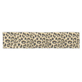 Tan Leopard Print Kurzer Tischläufer (Horizontal)