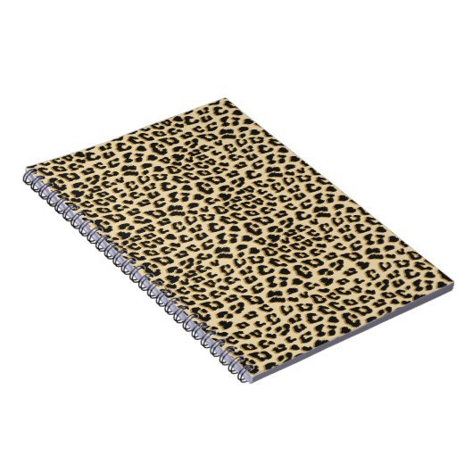 Tan Leopard Print Notizblock (Rechte Seite)