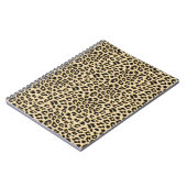 Tan Leopard Print Notizblock (Linke Seite)