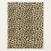 Tan Leopard Print Planer (Vorderseite)
