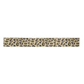 Tan Leopard Print Satinband (Vorderseite)