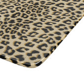 Tan Leopard Print Schneidebrett (Ecke)