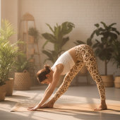 Tan Leopard Print - Soft Cheetah Animal Print Leggings