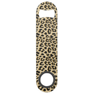Tan Leopard Print Speed Flaschenöffner