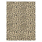 Tan Leopard Print Tischdecke (Vorderseite)