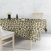 Tan Leopard Print Tischdecke