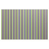 Tan, Light Green, Maroon, Blau und Schwarz Stoff (Fat Quarter (45,7 x 55,9 cm))