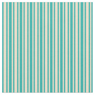Tan & Light Sea Green Colos Stoff