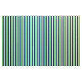 Tan, Lime Green, Blue, Black & Dark Blue Lines Stoff (Fat Quarter (45,7 x 55,9 cm))