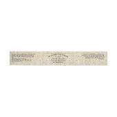 Tan Linen Paper Style Cosmetics JAR Label (Person)