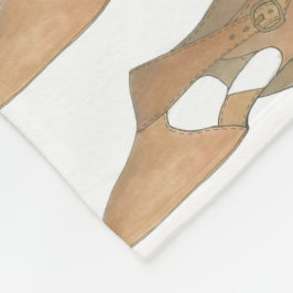 Tan Lyrical Shoe Modern Dance Dancer Choreograf Fleecedecke