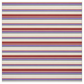 Tan, Maroon, Mittelschiefer Blau, Dim Grau und Wei Stoff (Muster)