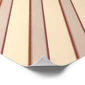 Tan - Marsala Wine & a Modern Hues of Pink Poster (Ecke)