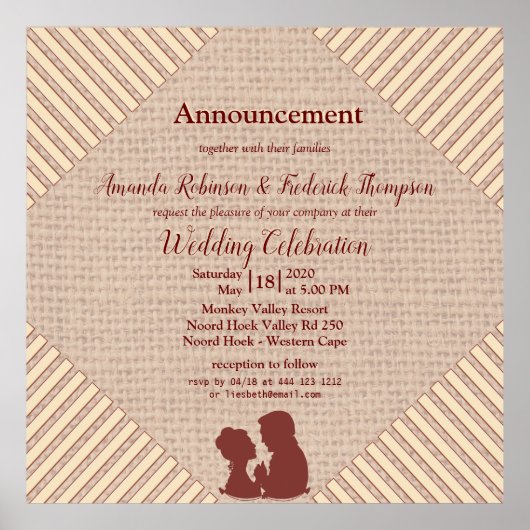 Tan - Marsala Wine & a Textured Hues of Pink Poster (Vorne)