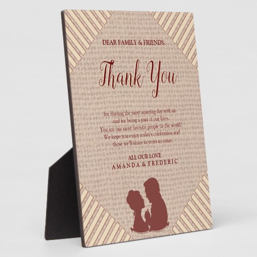 Tan - Marsala Wine & Drehung von Hues Textur Fotoplatte (Seite)