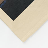 Tan Mit Monogramm Personalisiert 6 Foto Fleecedecke (Ecke)