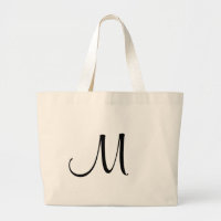 TAN mit schwarzem Monogramm