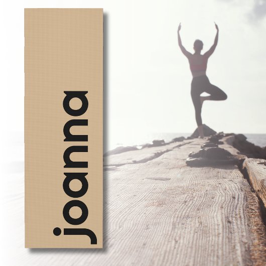 Tan Modern Name | Stilvoll einfach Yogamatte