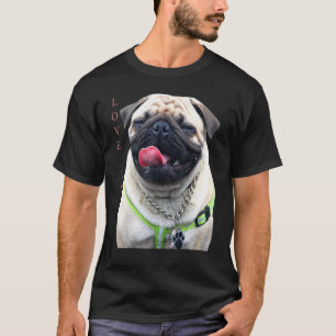 Tan Mops Shirt Frauen Männer Mops Mama Vater T-Shi