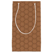 Tan Native American Look Kaleidoscope Pattern Kleine Geschenktüte (Vorderseite)