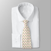 Tan necktie featuring a subtle geometric pattern  krawatte (Gebunden)