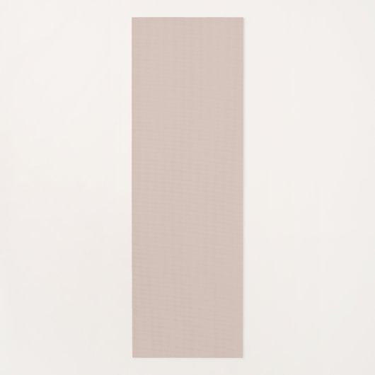 Tan - Neutral - Pastellfarbe Yogamatte (Vorderseite)