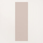 Tan - Neutral - Pastellfarbe Yogamatte (Rückseite)